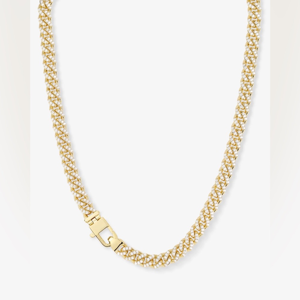 Pavé Julian Cuban Chain Necklace 6.8mm
Original $195